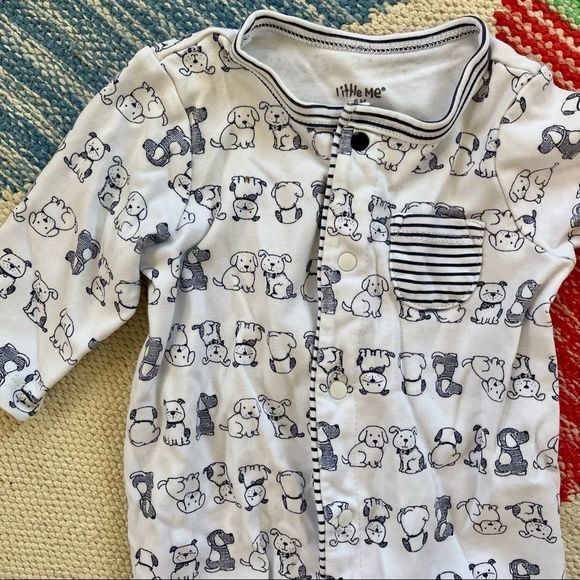 Little Me Baby Boy Footie - Picture 1 of 5